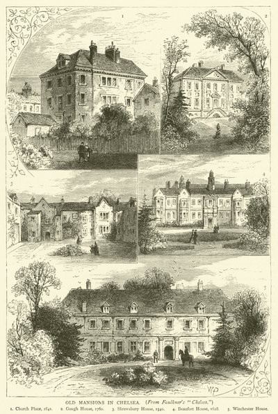 Old Mansions in Chelsea, from Faulkner